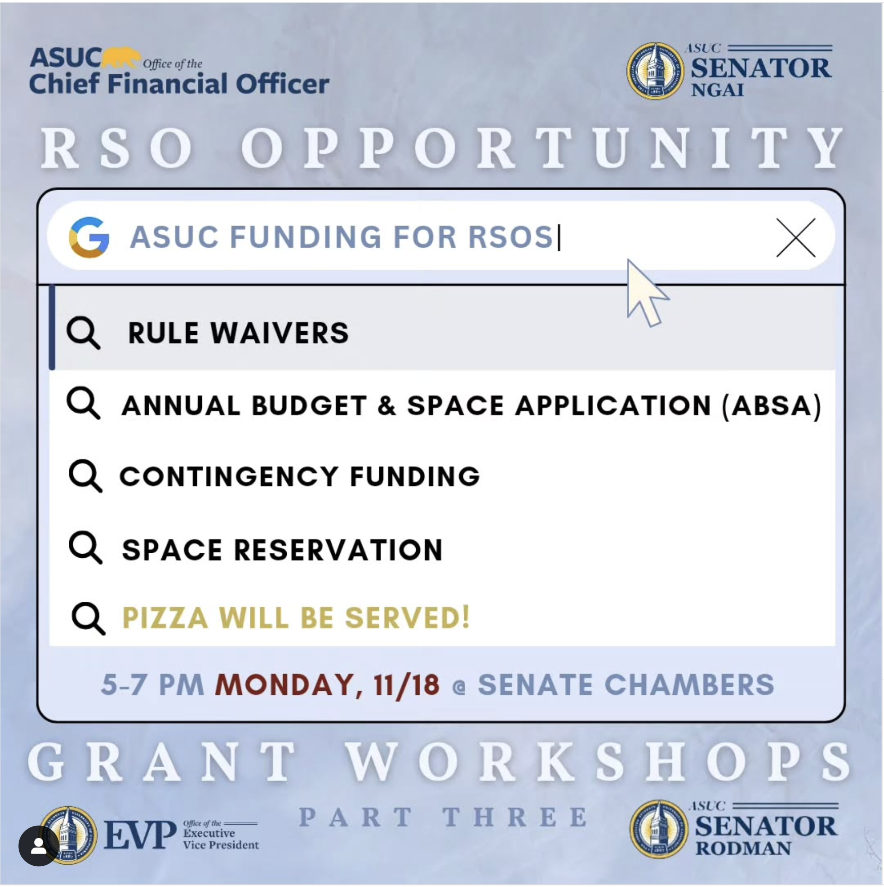 RSO Funding Workshop